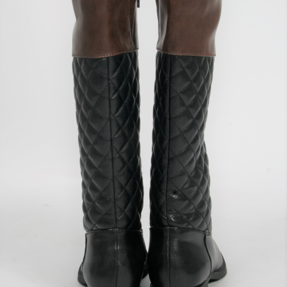 NEW Kohl's Quilted Vegan Boots-Size 6 - Picture 5 of 6